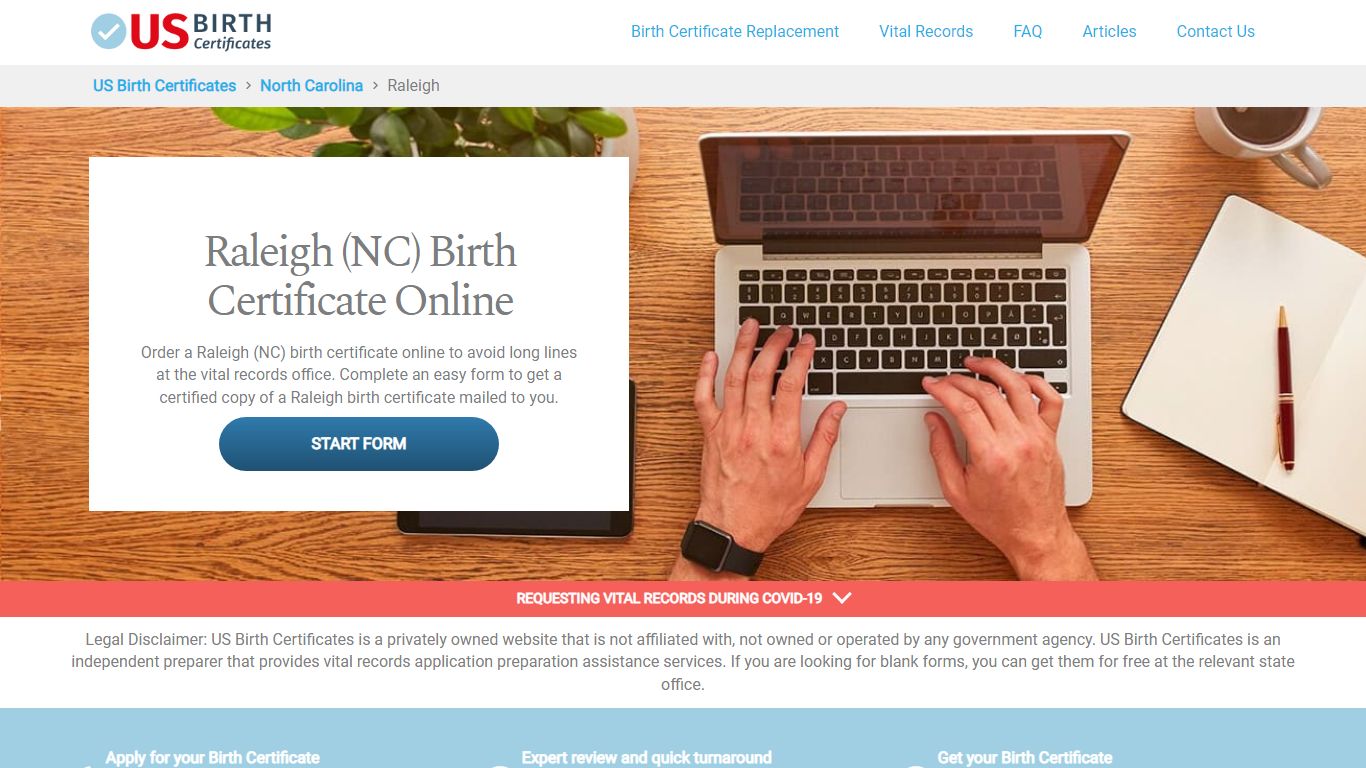 Raleigh (NC) Birth Certificate Online - US Birth Certificates